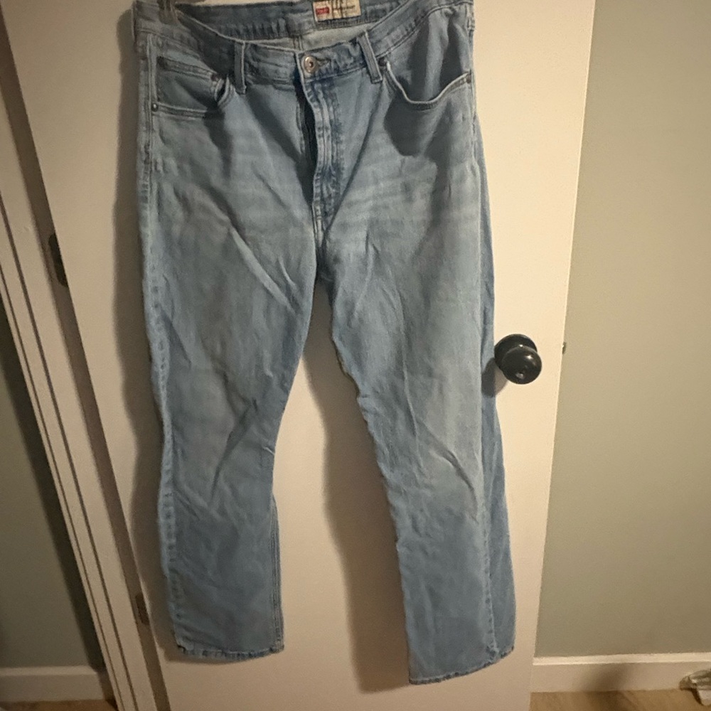 Wrangler Men's Light Blue Bootcut Jeans